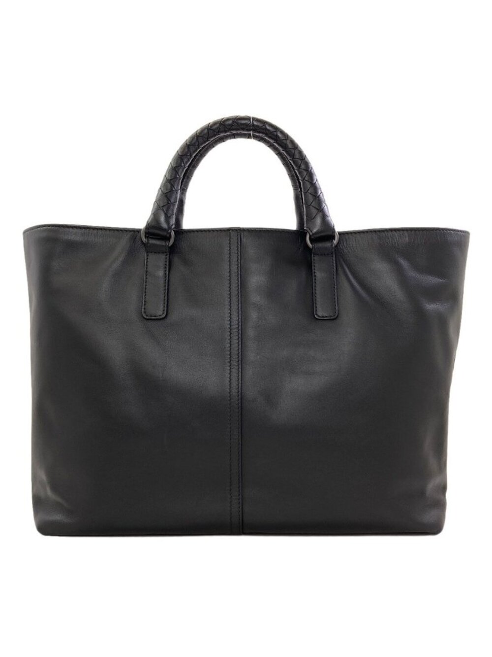Bottega Veneta Simple Design Handbag Leather